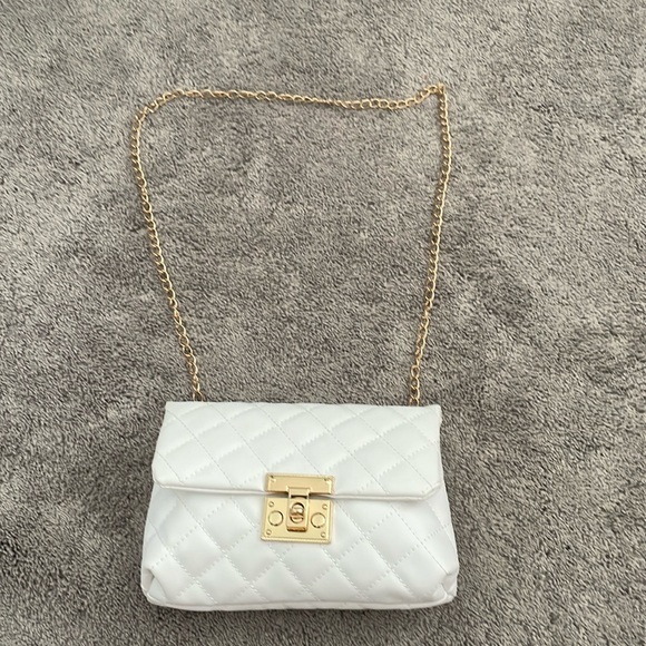 Shein White Quilted Purse - Picture 1 of 4